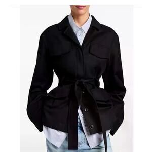 Proenza Schouler White Label Indie Jacket in Black 00